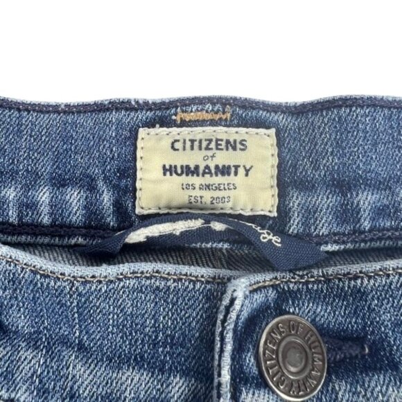 Citizens of Humanity Womens Boyfriend Cuttoff Jean Shorts Size‎ 26 Distressed - Picture 4 of 12